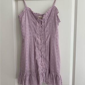 Urban Outfitters Lavender Eyelet Sundress